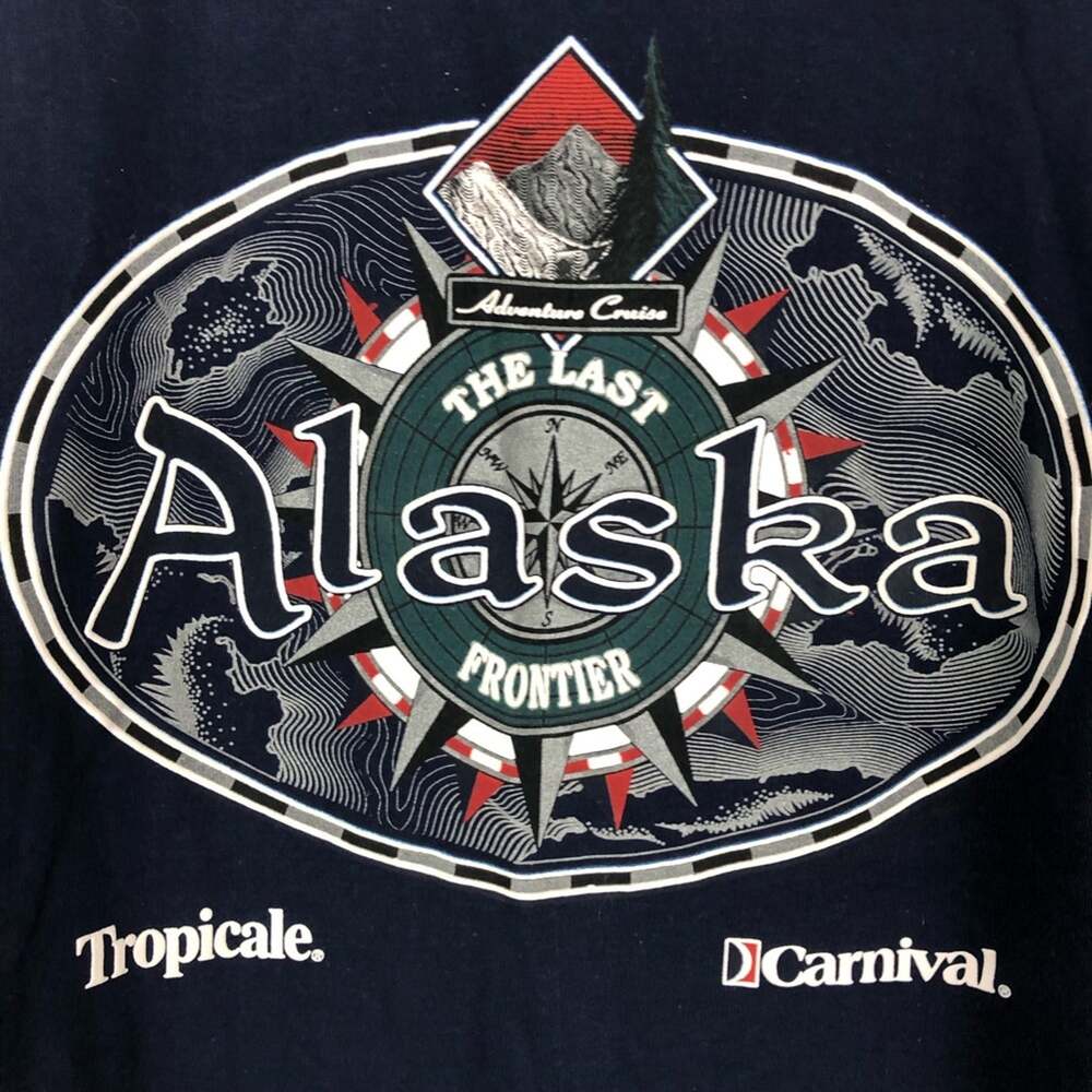 Vintage Alaska Carnival The Last Frontier T-Shirt